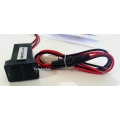 USB แบบตรงรุ่น มี 2 รู สำหรับเสียชาร์ท TOYOTA  ทุกรุ่นตั้งแต่ปี 2010 Vios ALTIS Fortuner camry yaris vigo revo ฯลฯ ส่งฟรี EMS